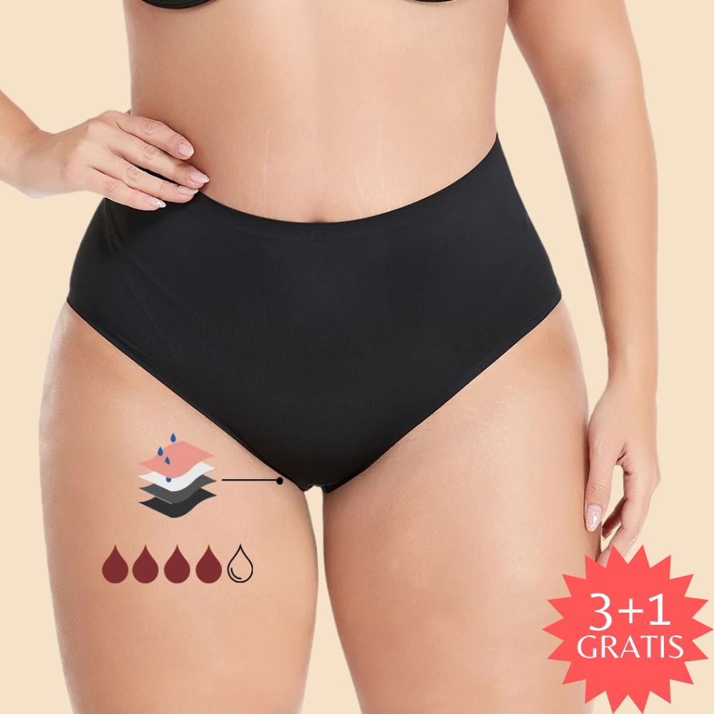 OFERTA 3 + 1 GRÁTIS - Calcinhas absorventes para menstruação e incontinências