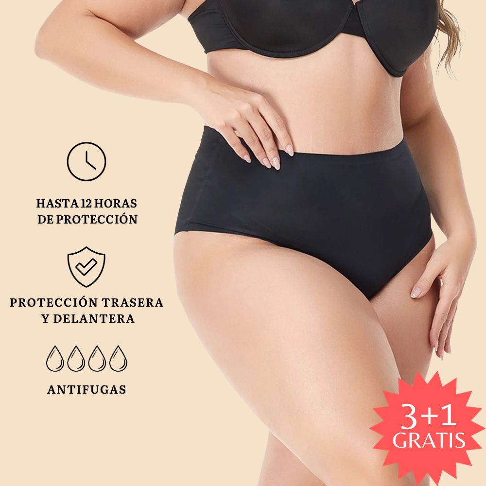 OFERTA 3 + 1 GRATIS - Bragas absorbentes para Menstruación e Incontinencias