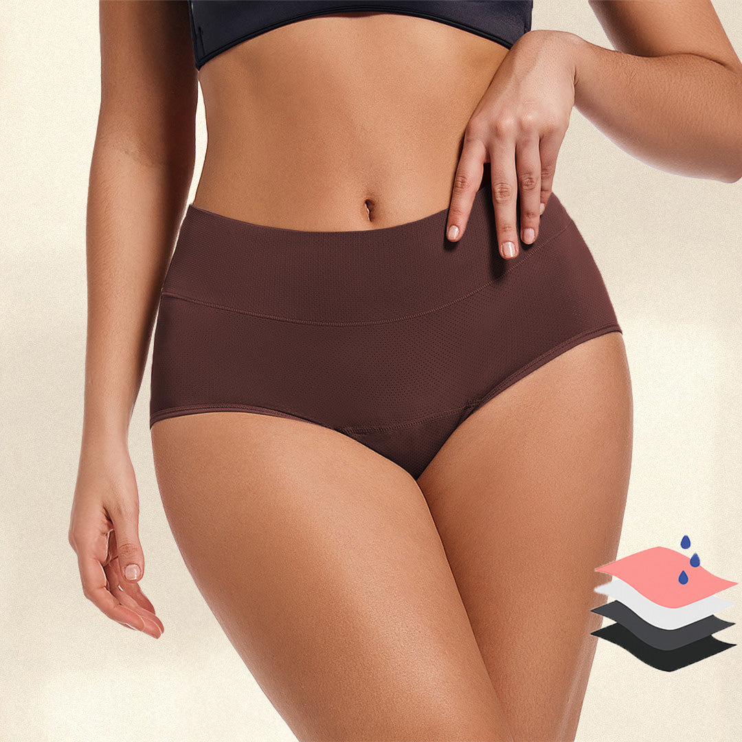 Bragas Absorbentes Antigufas Cintura Alta (Pack 3+1 Gratis)