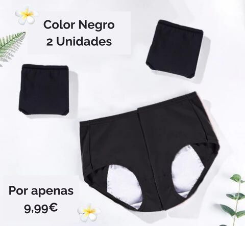 Calcinhas absorventes para Menstruação e Incontinência