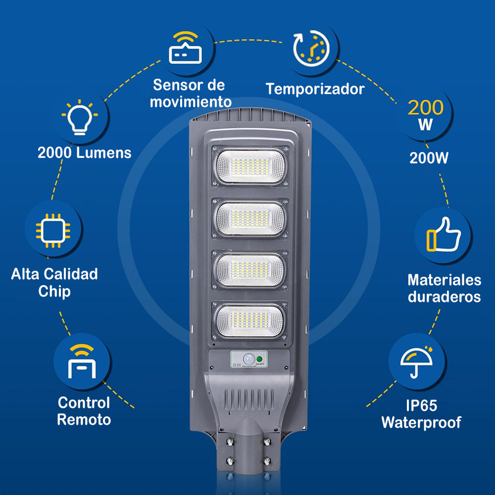 Foco Solar 100w - 150w PowerLuminous™