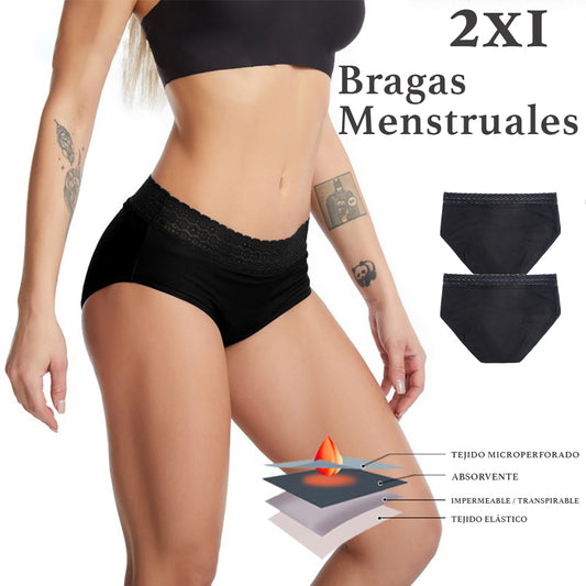 OFERTA 2X1 - Bragas Super Absorbentes para Menstruación e Incontinencias