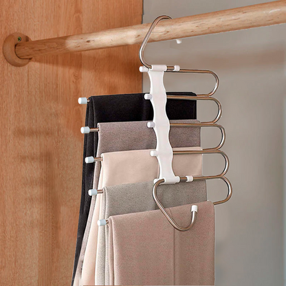 Maximiza tu espacio con nuestro organizador de pantalones multifuncional