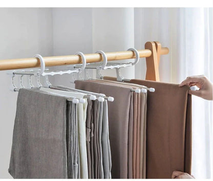 Maximiza tu espacio con nuestro organizador de pantalones multifuncional