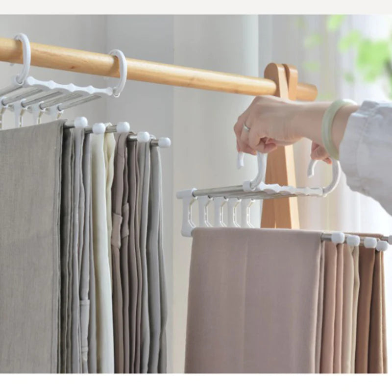Maximiza tu espacio con nuestro organizador de pantalones multifuncional