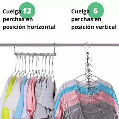 Organizador de Perchas para 12 Prendas ¡OFERTA PACK 2 unidades!